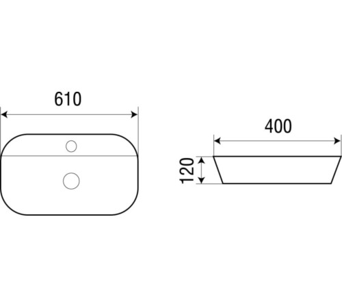 Умывальник WeltWasser Elbach 2203