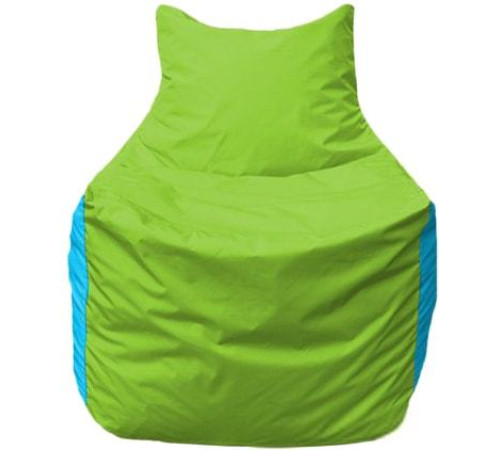 Кресло-мешок Flagman Фокс Ф2.1-168 салатовый/голубой