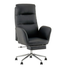 Офисное кресло TopChairs Solid с оттоманкой DD-004-OT черный