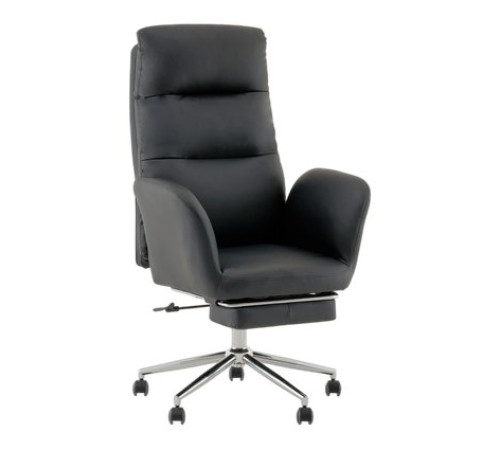 Офисное кресло TopChairs Solid с оттоманкой DD-004-OT черный