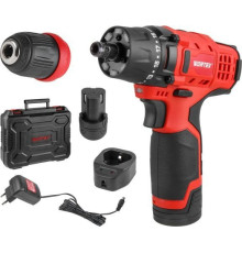 Дрель-шуруповерт Wortex LX BD 1215 Li Set 1326470 с 2-мя АКБ, кейс