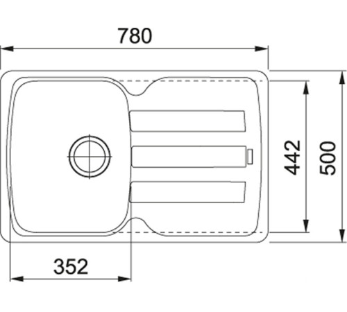 Кухонная мойка Franke Antea AZG 611-78 миндаль