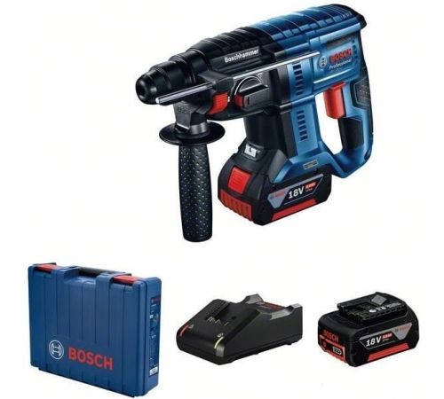 Перфоратор Bosch GBH 180-LI Professional 0611911121 с 2-мя АКБ, кейс