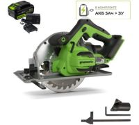 Дисковая циркулярная пила Greenworks GD24CS 1500907CUG с 1-им АКБ