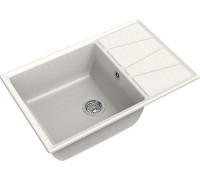 Кухонная мойка GranFest GF-V-780L белый