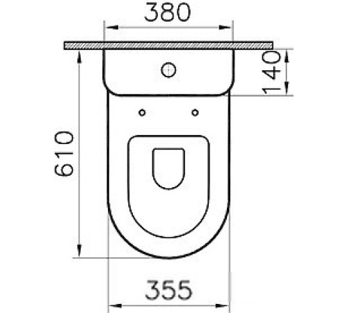 Унитаз Vitra Zentrum [9012B003-7202]