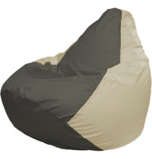 Кресло-мешок Flagman Груша Макси Г2.1-365 бежевый/серый темный
