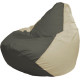 Кресло-мешок Flagman Груша Макси Г2.1-365 бежевый/серый темный