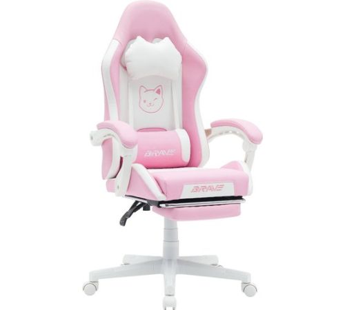 Игровое геймерское кресло Brave WS-7 Kitten Pink