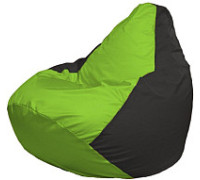 Кресло-мешок Flagman Груша Мега XXXL Г3.1-153 салатовый/черный