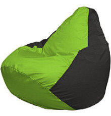 Кресло-мешок Flagman Груша Мега XXXL Г3.1-153 салатовый/черный