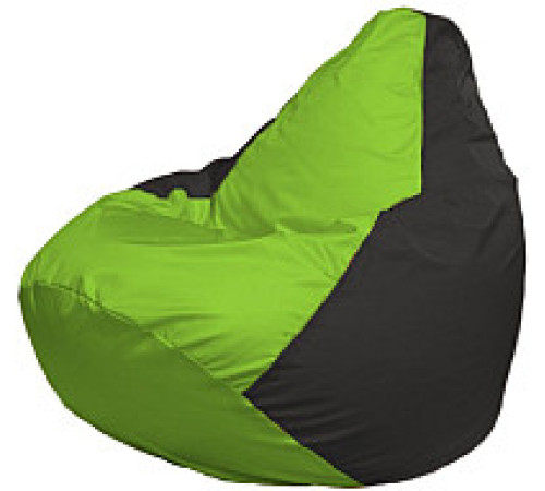 Кресло-мешок Flagman Груша Мега XXXL Г3.1-153 салатовый/черный