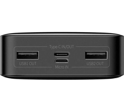 Внешний аккумулятор Baseus Bipow Digital Display 20000mAh черный