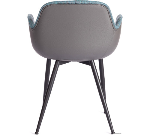Стул TetChair Valentino бирюзовый/серый/черный
