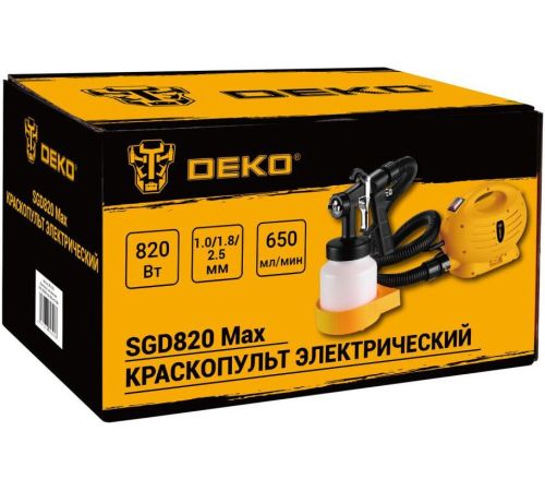 Краскораспылитель Deko SGD820 Max 085-1332