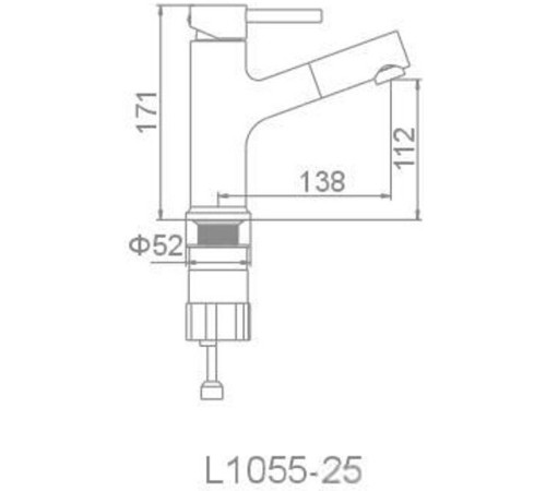 Смеситель Ledeme l1055-25