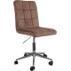Офисное кресло AksHome Fiji поворотный капучино велюр HCJ-11/хром