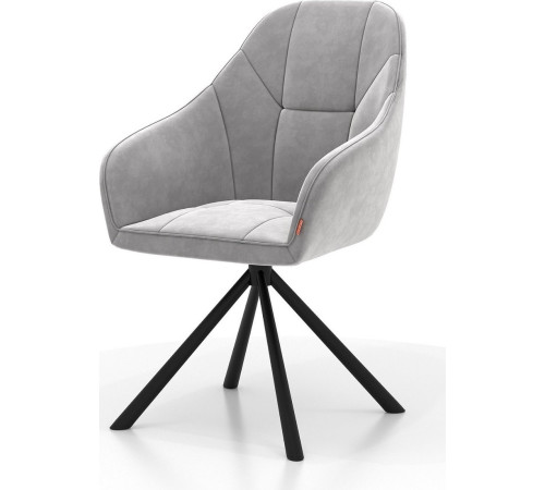 Стул Памир Босс F80 поворотный серый минт/черная опора