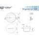Кухонная мойка Ulgran U-101 343 антрацит