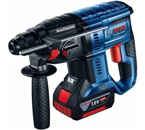 Перфоратор Bosch GBH 180-LI Professional 0611911121 с 2-мя АКБ, кейс