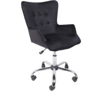 Офисное кресло AksHome Bella Black/Seven 035/велюр/черный