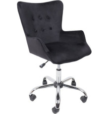 Офисное кресло AksHome Bella Black/Seven 035/велюр/черный