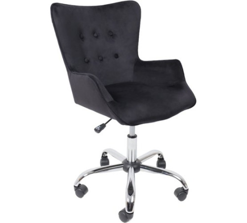Офисное кресло AksHome Bella Black/Seven 035/велюр/черный