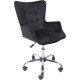 Офисное кресло AksHome Bella Black/Seven 035/велюр/черный