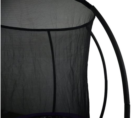 Батут GoUP Luxury 6FT с сеткой, фиолетовый