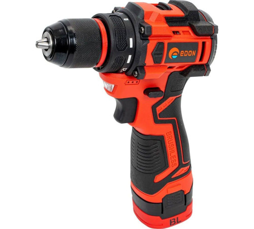 Дрель-шуруповерт Edon UAD-16BL с 2-мя АКБ, кейс