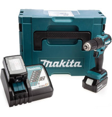 Ударная дрель-шуруповерт Makita DHP483RTJ с 2-мя АКБ, кейс