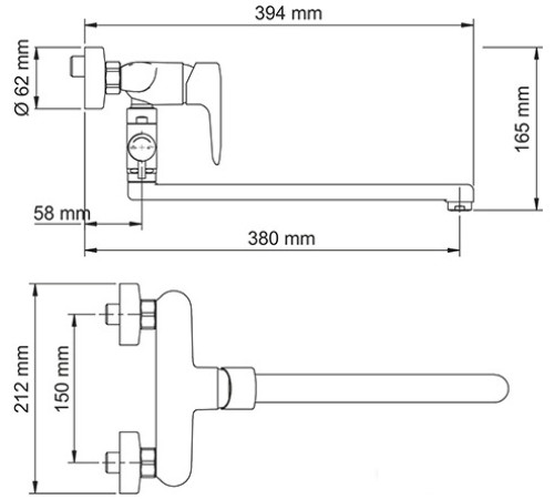 Смеситель Wasserkraft Vils 5602L
