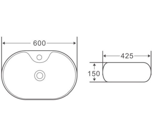 Умывальник BelBagno BB1151
