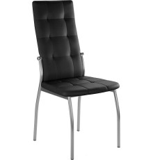 Стул DikLine Галс-М хром/кожзам Pegaso черный