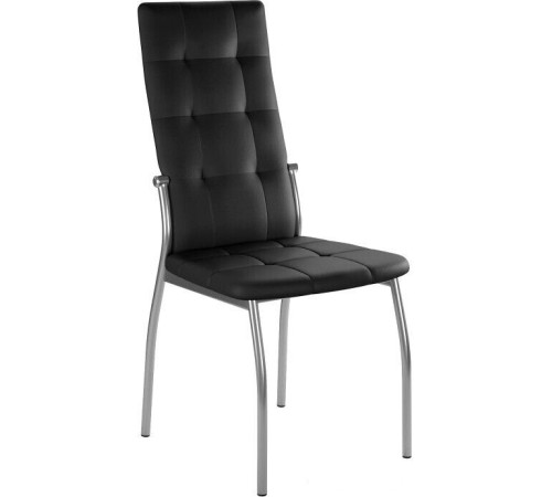 Стул DikLine Галс-М хром/кожзам Pegaso черный
