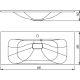 Умывальник Symbolite Фортуна 80x45 кварц, антрацит