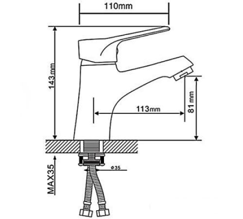 Смеситель Gappo G1036