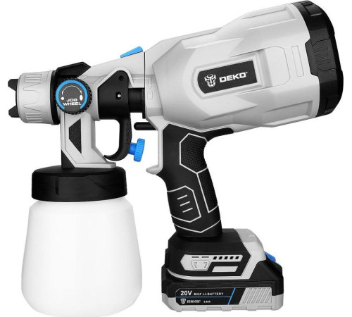 Краскораспылитель Deko SG20DK Max 083-1135 с 1-им АКБ