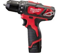 Дрель-шуруповерт Milwaukee M12 BDD-202C 4933441915 с 2-мя АКБ, кейс