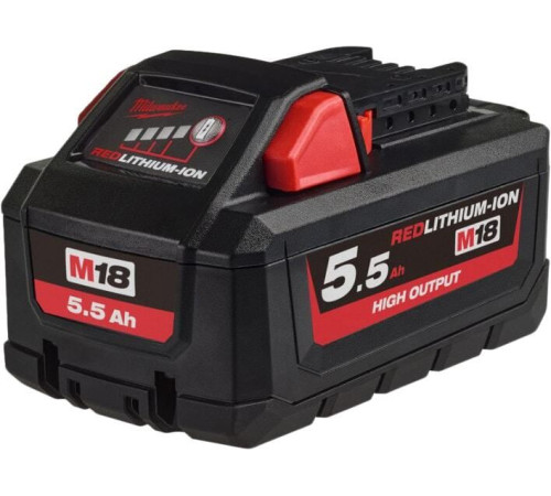 Аккумулятор с зарядным устройством Milwaukee M18 HNRG-552 18В/5.5 Ah + 12-18В