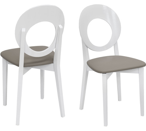 Стул Leset Хьюстон белый лак/КЗ 526