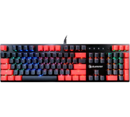 Клавиатура A4Tech Bloody B820N черный/красный