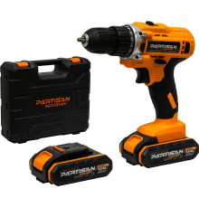 Дрель-шуруповерт Partisan AD-18.2 с 2-мя АКБ, кейс