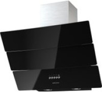 Кухонная вытяжка Krona Inga 600 push button черный/нержавеющая сталь