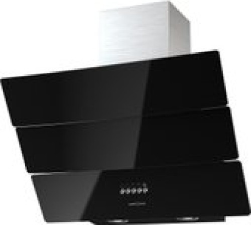 Кухонная вытяжка Krona Inga 600 push button черный/нержавеющая сталь