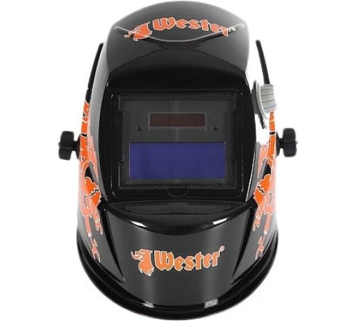 Сварочная маска Wester WH8 990-075 черный/оранжевый