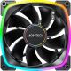 Вентилятор для корпуса Montech RX140 PWM Reverse черный