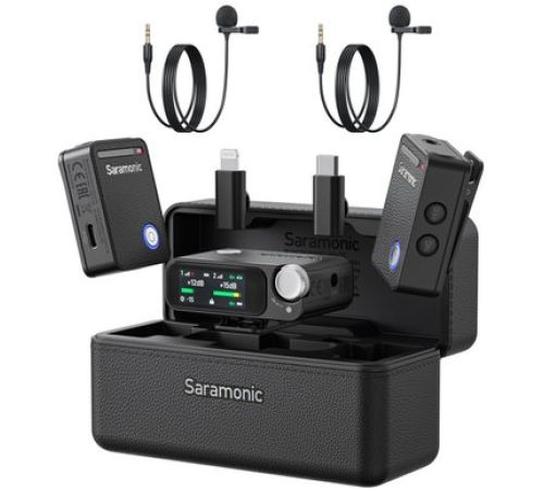 Радиосистема Saramonic Ultra c 2 петличными микрофонами, черный