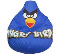 Кресло-мешок Flagman Груша Макси XXL Angry Birds Г2.1-046 синий