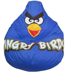 Кресло-мешок Flagman Груша Макси XXL Angry Birds Г2.1-046 синий